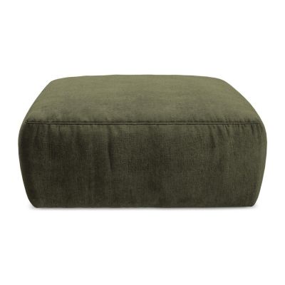 Taburet verde cu tapiÈu009Berie din chenille Kuki âu0080Makamii