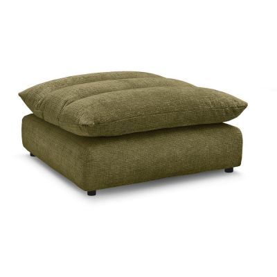 Taburet verde cu tapiÈu009Berie din chenille Neil âu0080Bobochic Paris