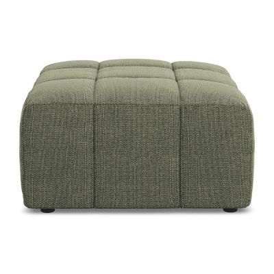 Taburet verde cu tapiÈu009Berie din Èu009BesÄu0083turÄbouclÃ© Aloha âu0080Makamii