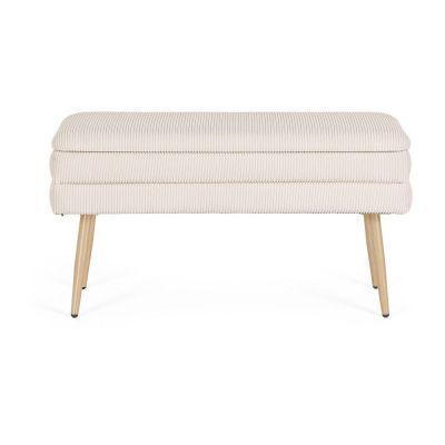 Bancă albă capitonată Olga – Bizzotto