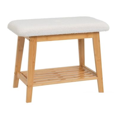 Bancă albă/în culoare naturală – Casa Selección