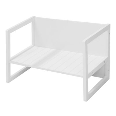 Bancă de copii albă Country Style – Roba