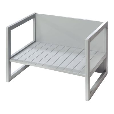 Bancă de copii gri Country Style – Roba