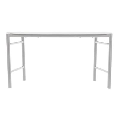 Bancă de grădină gri deschis din metal Disc – Zone