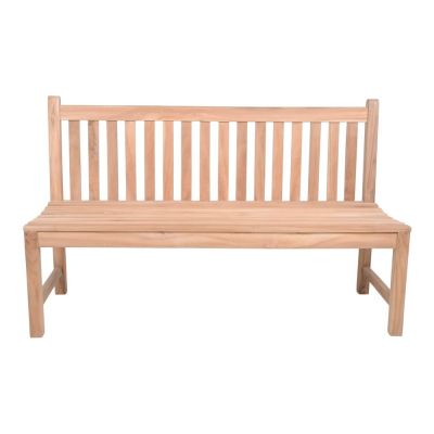 Bancă de grădină în culoare naturală din lemn masiv Solo – Garden Pleasure