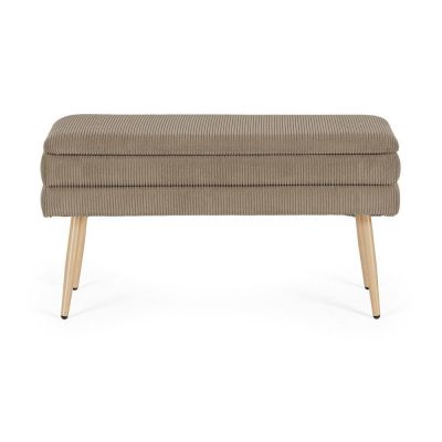 Bancă taupe capitonată Olga – Bizzotto