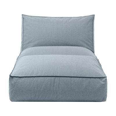 Șezlong de exterior tapițat Blomus Stay, albastru deschis