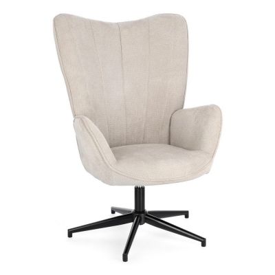 Fotoliu bej pivotant Inas – Bizzotto