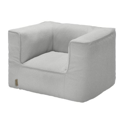 Fotoliu de grădină gri deschis capitonat Grow – Blomus