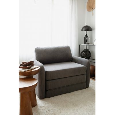 Fotoliu extensibil, Atelier del Sofa, 383EVN1271, Gri