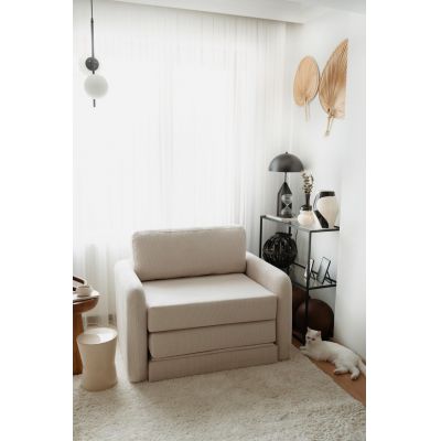 Fotoliu extensibil, Atelier del Sofa, 383EVN1272, Alb