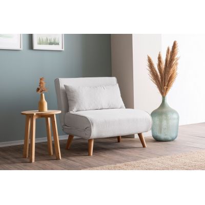 Fotoliu extensibil, Atelier del Sofa, 859FTN2832, Alb