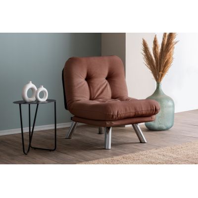 Fotoliu extensibil, Atelier del Sofa, 859FTN2842, Maro deschis