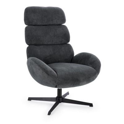 Fotoliu negru pivotant Violante – Bizzotto