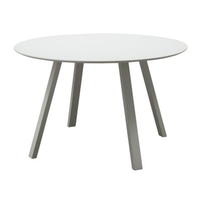 Masă de grădină rotundă din metal ø 120 cm Auke – WOOOD