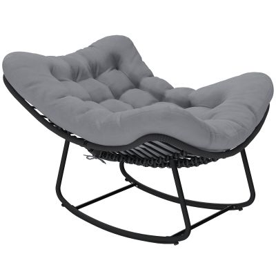 Outsunny Fotoliu ou ratan | Aosom Romania