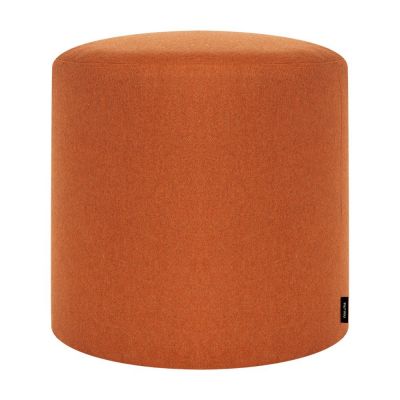 Puf teracotă cu tapițerie din lână Folk – noo.ma