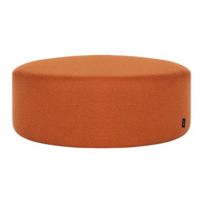 Puf teracotă cu tapițerie din lână Folk – noo.ma