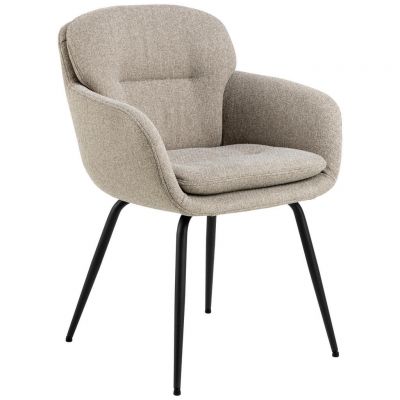 Scaun Cu Brațe din textil, bej