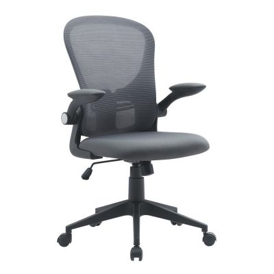 Scaun de birou gri tapițat Kempton – Yes Everyday