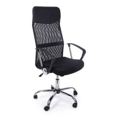 Scaun de birou negru tapițat Dakar – Yes Everyday