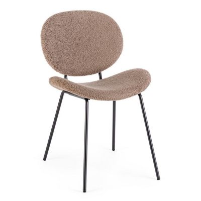 Scaun de dining bej tapițat Maddie – Yes Everyday