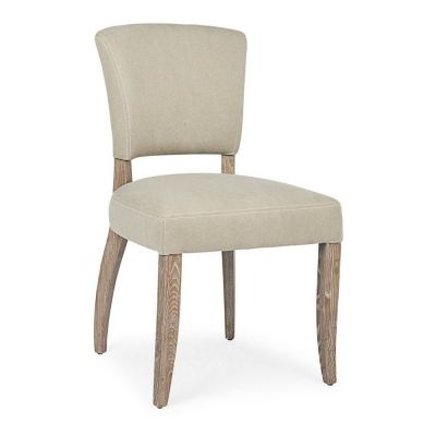 Scaun de dining bej tapițat Maratriz – Bizzotto