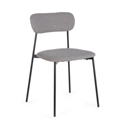 Scaun de dining gri tapițat Inka – Yes Everyday