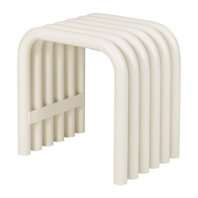 Scaun de grădină bej din metal Nokk – noo.ma