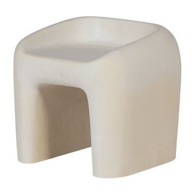 Scaun de grădină fildeș din plastic Nivo – WOOOD