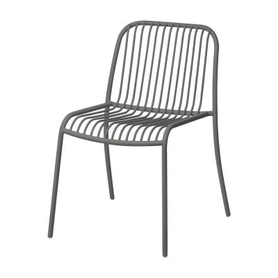 Scaun de grădină gri din metal Yua Wire – Blomus