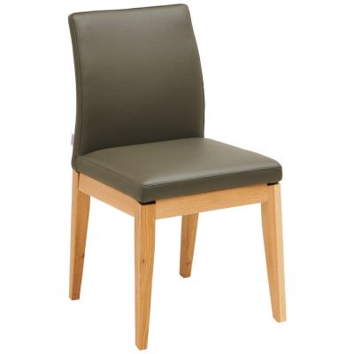 Scaun din piele, antracit