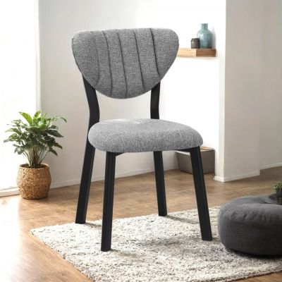 Scaun, Hanah Home, Elma, 47x85x45 cm, Gri