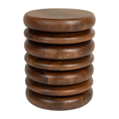 Scaun în culoare naturală închisă Disc – Zuiver