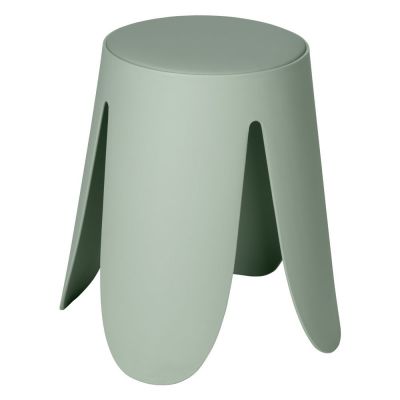 Scaun verde salvie stivuibil din plastic Comiso – Wenko