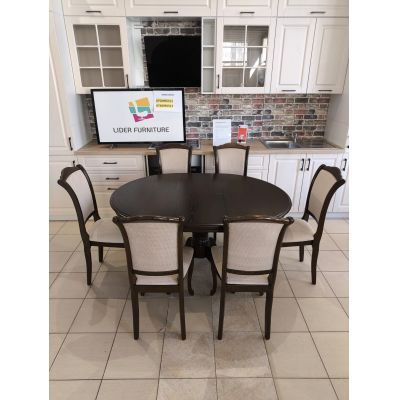 Set Armonia masa extensibila + 6 scaune