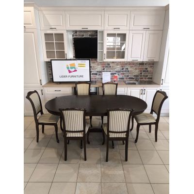 Set Eloria masa extensibila + 6 scaune