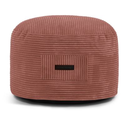 Taburet cărămiziu cu tapițerie din catifea reiată Om 60 – SLOWDOWN