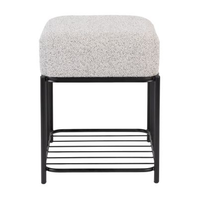 Taburet gri deschis Milou – White Label