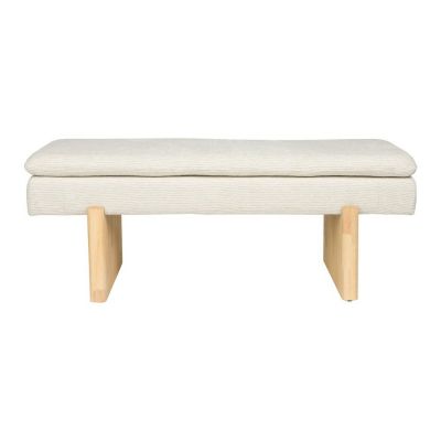 Bancă crem capitonată Jappo – White Label