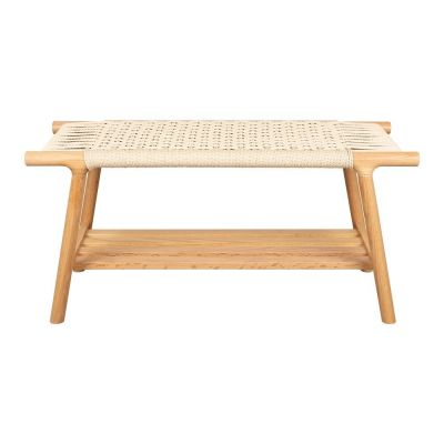 Bancă în culoare naturală deschisă din lemn masiv Kintaro – Dutchbone