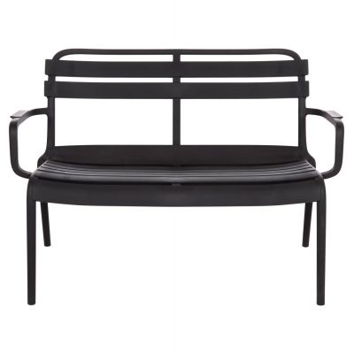 Canapea exterior OLIVIA - Negru