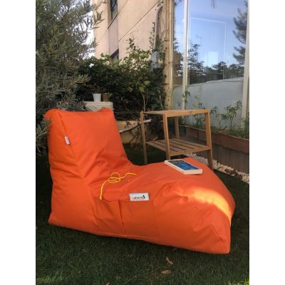 Fotoliu de gradina puf beanbag Daybed Portocaliu