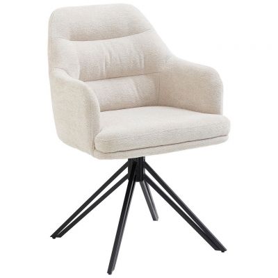 Scaun Cu Brațe din textil, bej