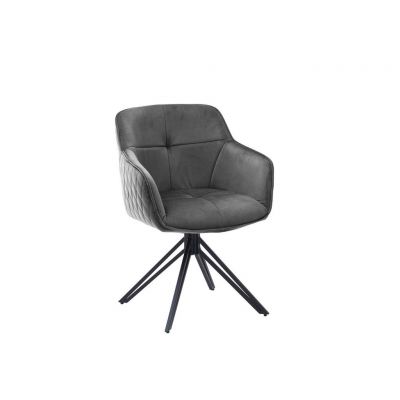 Scaun Cu Brațe din textil, gri