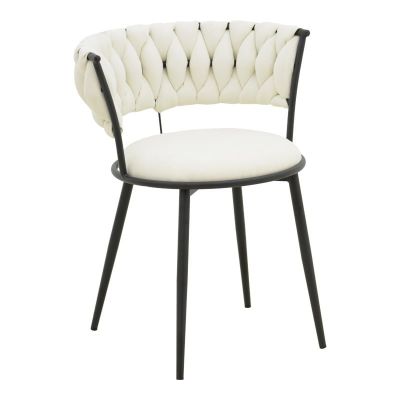 Scaun cu brate Alkia I Ecru 57x58.5x72 cm