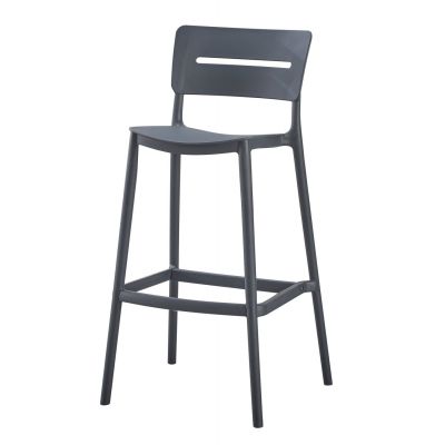 Scaun de bar ALEXA H75 CM - Grey