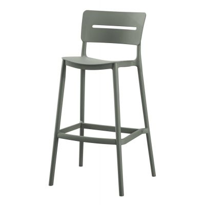 Scaun de bar ALEXA H75 CM - Olive