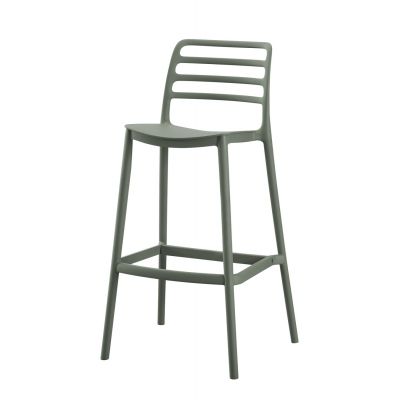 Scaun de bar BRETEL  H75 CM - Olive