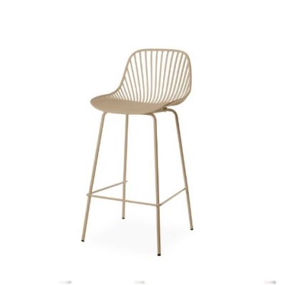 Scaun de bar KASPER H75 CM - Beige